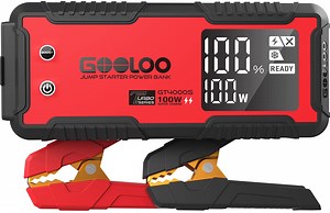 Gooloo GT4000S 4000 Amp Fast-Charging Portable Jump Starter for 12V Vehicles