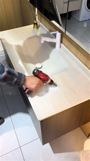 Renter-Friendly Cabinet: No Drills, 5-Min Install! 🛠️#RenterFriendlyCabinet#Cabinit #bathroomvanity