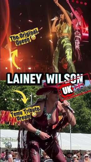 LAINEY WILSON 🔥🇺🇸& LAINEY WILSON UK 🤠🇬🇧- The Bell Bottom Queen & The Temu Tribute Dream🤪
