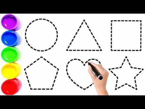 👉🧠✨️EASY Shapes for kids 👶 Basic shapes learning with fun 🎉 Shapes name learning 🔺️ learn shapes