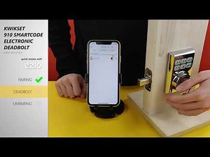How to pair Kwikset 910 Smartcode Electronic Deadbolt 910-Cnt-Zb-15 with Ezlo