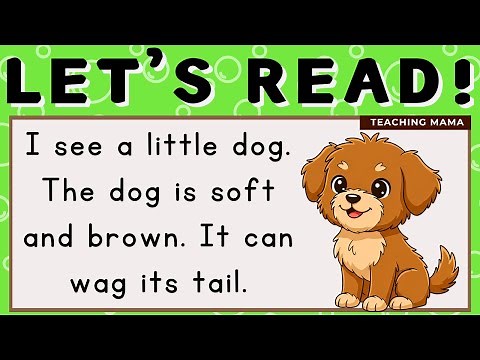 LET'S READ! | PRACTICE READING SIMPLE PARAGRAPHS | SIMPLE AND EASY READING LESSON | TEACHING MAMA