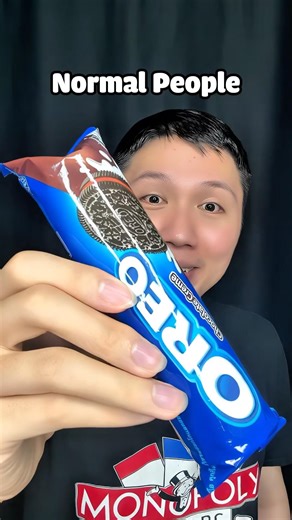 Normal People vs Psychopaths Eating Cookie Oreo #food #shorts