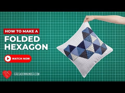 How to make a Folded hexagon block