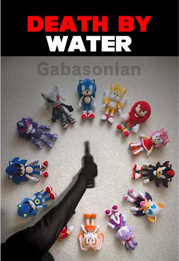 I spun a bottle to decide how Sonic characters die #spinthebottle #sonicthehedgehog #sega #sonicplush #sonic