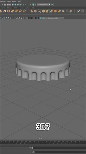 STOP Doing It Wrong Model This Cap Like a PRO! 🤔#mayatutorial #3dmodeling #mayatutorial
