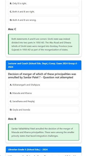 Integration of Princely States: Sardar Patel's Role