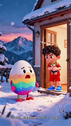 Mother Swan helps Little Danzi as a two-dimensional animation animation Youtube assistant