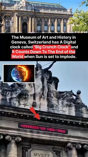 Museum Of Art #arthistroy #geneva #crunchclock #imploded | big crunch clock