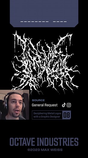 Hint: the letters aren't where you'd expect them to be 🤫 🔽 .................................................................................................................................... Band: Infernal Coil Rating: ★★★★☆ Source: General Request (via TikTok, Instagram) This one is tricky but not impossible! You might be able to pick up on the first few letters on the right side in the middle / bottom. Thank you all for your patience while I work through all of your submissions. There's a l