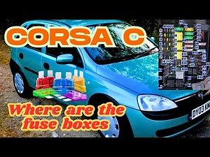 How To Vauxhall Corsa C & Combo Fuse Box Location | Fuses & Relays removal tutorial