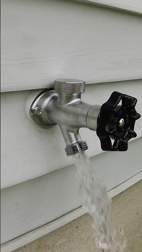 Pro frost free wall hydrant install in 30 seconds