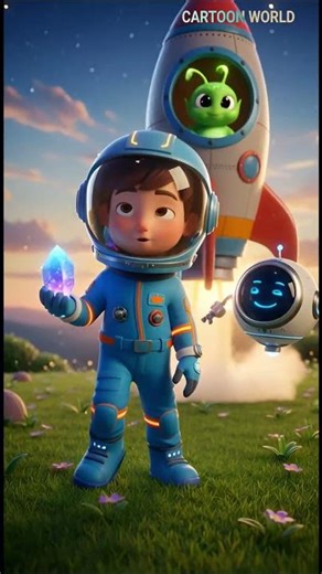 🚀 Kids Space Adventure Cartoon