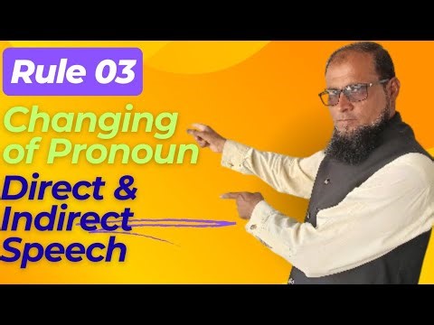 “Changing of Pronouns in Direct and Indirect Speech: Rules, Steps, and Examples”