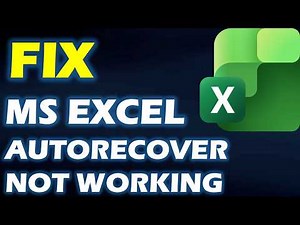 MS Excel AutoRecover Not Working Complete Fix Guide for Data Safety