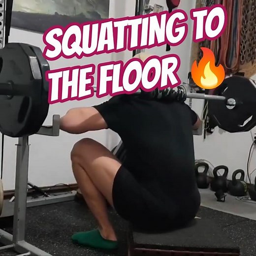 DEEPEST Box Squat on the Internet (6'6" Lifter)