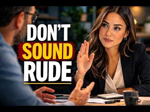 How to Interrupt Someone Politely Without Sounding Rude