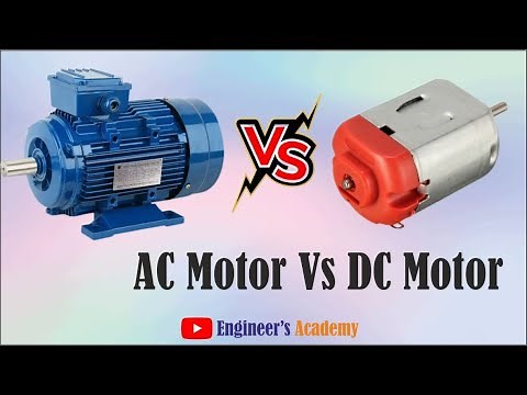 Difference Between AC Motors & DC Motors.