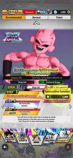 Absolute shaft #dbl #dragonballlegends #summoning