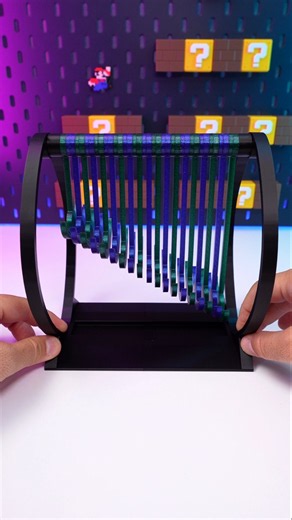 3D Printed Pendulum Wave Toy #3dprinting #shorts
