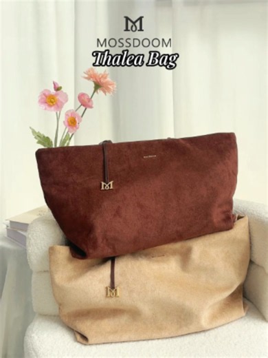 Thalea Bag – Timeless Suede Tote for Everyday Essentials