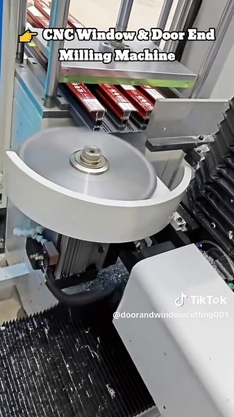 This CNC End Milling Machine is designed for precise and efficient processing of aluminum or PVC profiles used in window and door production. It ensures clean, accurate end-face milling, improving assembly quality and productivity.#door #pvc #window #aluminumwindows #machinery #practical #cuttingaluminum #anglecode #cnc #transmission #aluminum #convenient #expansion #automotive