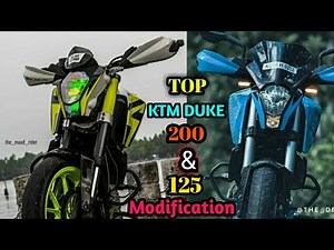 Top modified KTM DUKE 200 & DUKE 125.