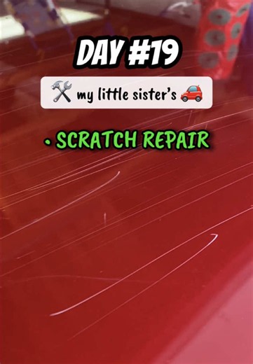 Fixing a Mazda Clear Coat Scratch