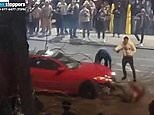 Driver runs over man while doing donuts in Manhattan, NYC