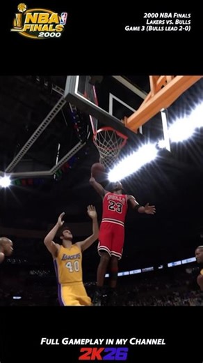 JORDAN with the drive! 2000 NBA Finals. Bulls vs Lakers. now playing!
