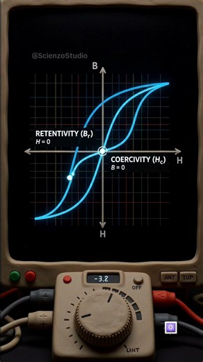 How a Hysteresis Loop Forms ⚡ | B-H Curve Explained