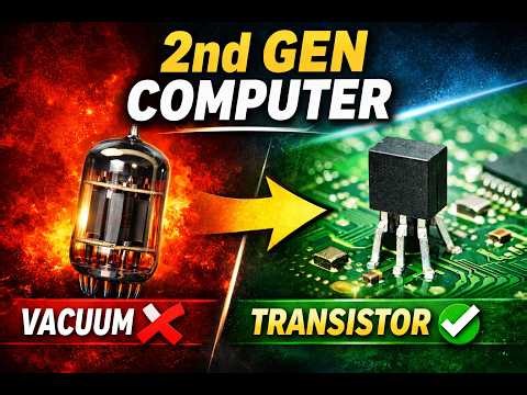 2nd Generation Computers Explained 🔥 | Transistor Technology Made EASY (Class 11)