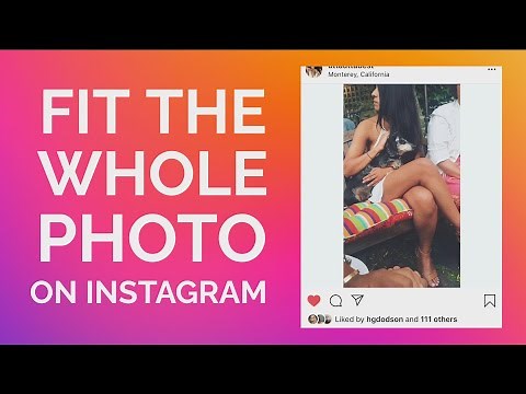 How to Fit the Whole Photo on Instagram (Quick Tutorial)