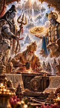 Who Created Shiva’s Trishul and Vishnu’s Sudarshan Chakra? 😱 #shorts