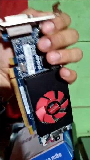 Placa de video de 60 Reais 1GB HD Radeon 6450 Nova