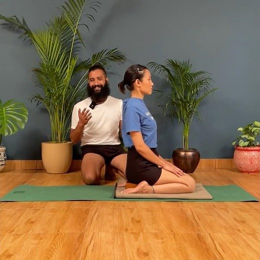 How to do Virasana (Hero Pose) step by step guide with the help of props