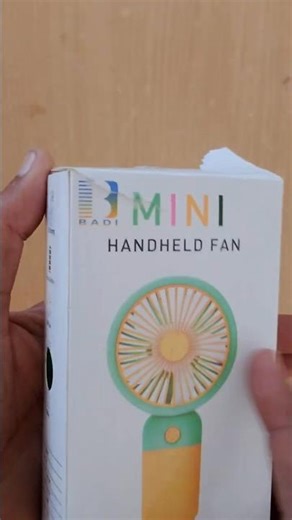 Mini Rechargeable Handheld fan for summer 🌞 #minifans #portablefan #rechargeable #fans #gadgets