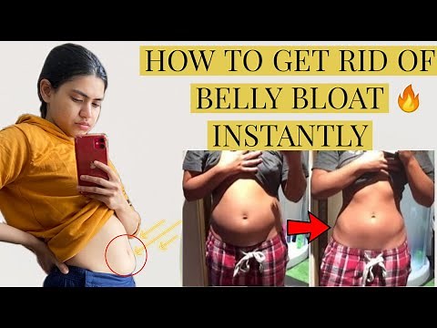 How to get rid of BELLY BLOAT fast | Reduce BLOATING instantly NO DETOX DRINKS