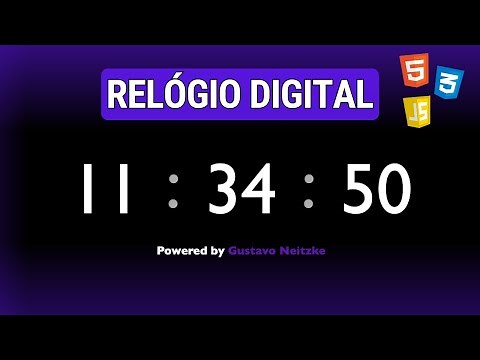 Simple and Professional Digital Clock with HTML, CSS, and JavaScript