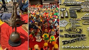 Chácharas, legos y comida italiana en el tianguis de la Doctores