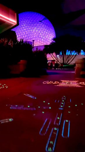 See WDW! | The classic walkway lights in Future World at Epcot! They were subtle, but memorable. | Instagram