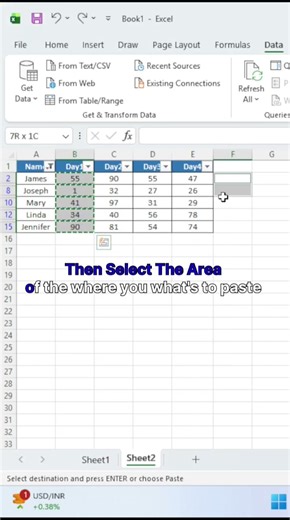 Excel Filter Copy Paste Trick | Sahi Tarike Se Data Copy Kaise Kare? #skillprotech_360 #viralshorts