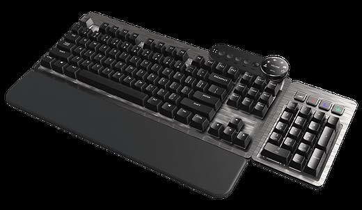 Everest Max - Modular hotswap mechanical keyboard with displays