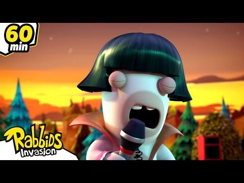 La canción del Rabbid | Compilación 1h | Rabbids La Invasión| Dibujos animados para niños