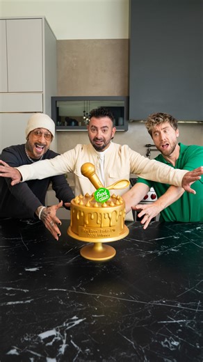 Lance Bass on Instagram: "It’s a rematch! Because some of us *cough* *cough* can’t accept who the REAL winner is. @aj_mclean and I faced off AGAIN for a Boy Band Bake-Off: Dip Edition just in time for the Big Game! And yes... it was larger than life (see what I did there). We brought our best dip recipes (and our worst dance moves) and even had a surprise ref @iamckirkpatrick on hand to keep things... kinda fair. And the best part? It’s all for a good cause! @officialfoodclub is donating a truck