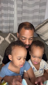 6.6K views · 2.4K reactions | The twins choose a picture book for story time. Wasn’t sure how it would go, but I think it worked out pretty well (until the end). Be sure to tell us what are your thoughts about how it went after watching “When Dad Reads To The Twins”. | The Carter Link | Facebook