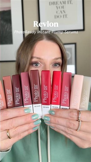 Swatching 10 shades of Revlon PhotoReady Instant Plump Serum glosses 💕