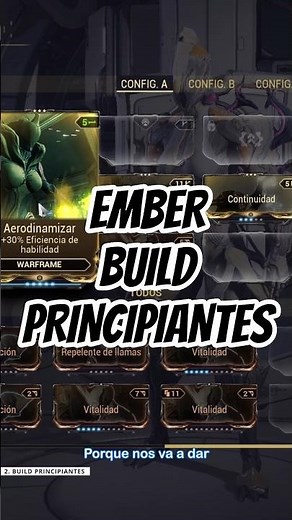 Ember Warframe Build for Beginners