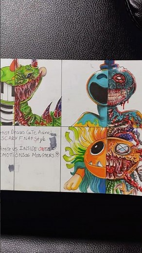 HORROR Artist Draws piano saurus - doey - yanaby Characters as Monsters| Popy playtime
