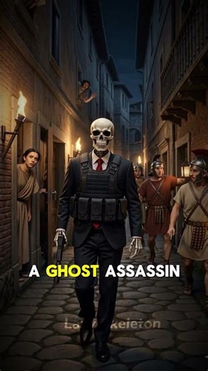 What If You Were a Modern Hitman in Ancient Rome? #shorts #skeleton #funny